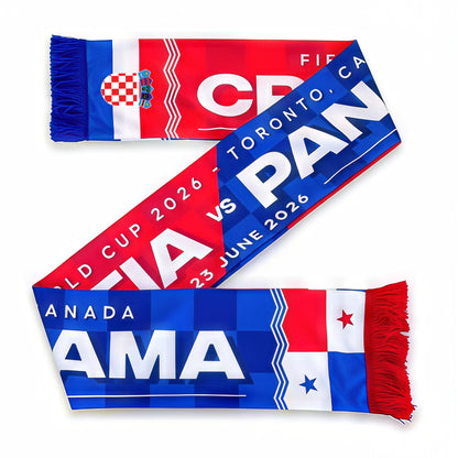 Croatia Vs. Panama - Match Scarf (FIFA World Cup 2026 - Toronto, Canada)