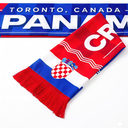 Croatia Vs. Panama - Match Scarf (FIFA World Cup 2026 - Toronto, Canada)